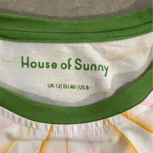 NWT House of Sunny Cropped Tee Mushroom Peace Unicorn Submarine Stars Bubble Sun - Picture 6 of 9